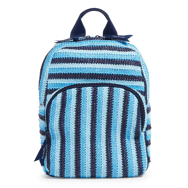 Essential Compact Backpack-Wave Stripe-Image 1-Vera Bradley