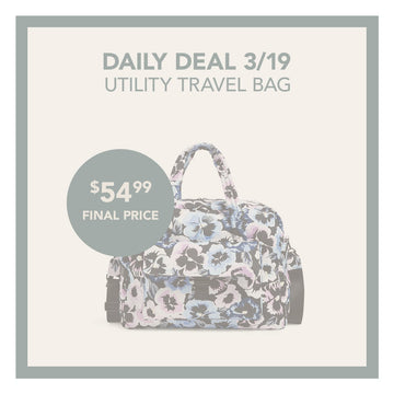Daily Deal 3/19. Utility Travel Bag. $54.99 Final Price