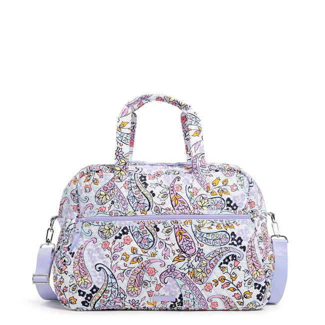 Factory Style Medium Traveler Bag-Maddalena Paisley Soft-Image 1-Vera Bradley