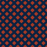Factory Style Oversized Throw Blanket-Navy/Orange Blanket Geo-Image 3-Vera Bradley