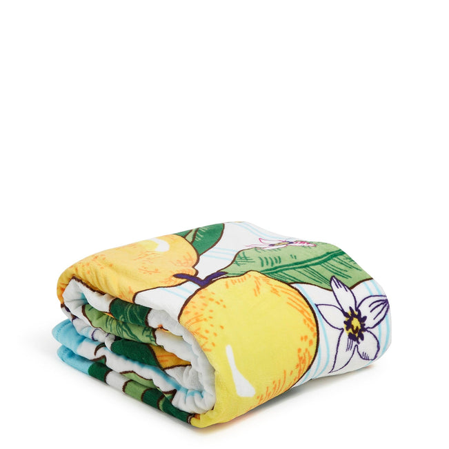 Factory Style Oversized Throw Blanket-Lemon Grove-Image 1-Vera Bradley