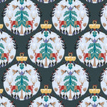 Factory Style Oversized Throw Blanket-Merry Mischief Ornaments-Image 3-Vera Bradley