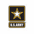 Military Large Travel Duffel Bag-Black/Var. Gold Mini Concerto with U.S. Army Logo-Image 2-Vera Bradley