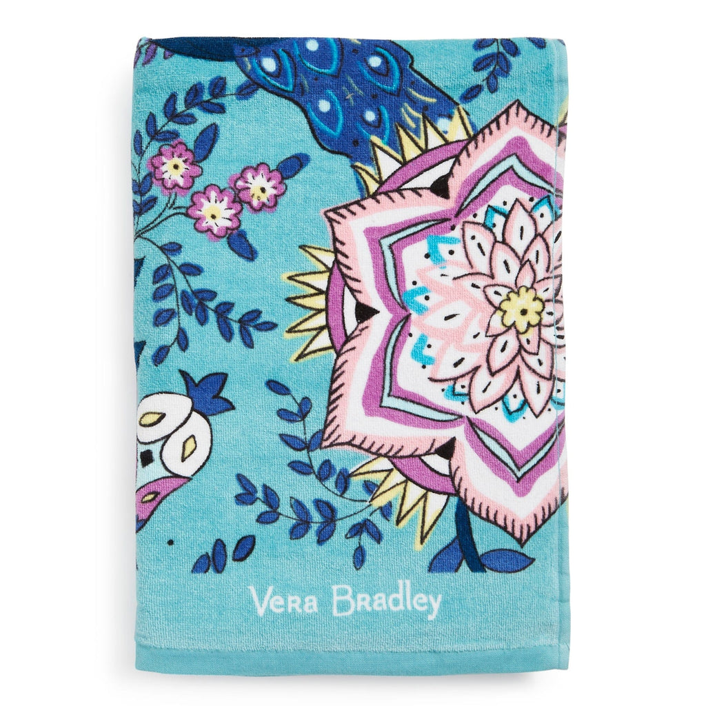 Double Sided Beach Towel - Pastel Plaid - Vera Bradley