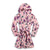Plush Fleece Robe-Hope Blooms Light Pink-Image 1-Vera Bradley