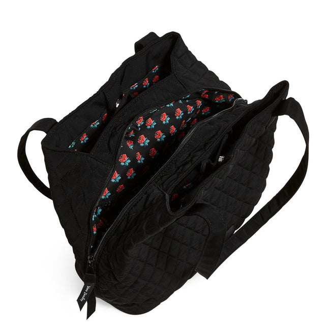 Vera Bradley Outlet | Black Triple Compartment Shoulder Bag – Vera Bradley  Outlet Store