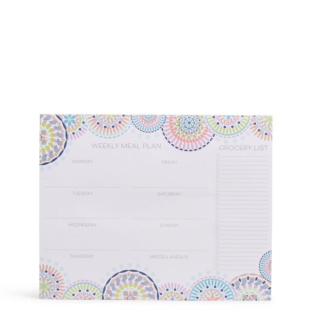 Factory Style Magnetic Weekly Meal Planner-Sunny Medallion-Image 1-Vera Bradley