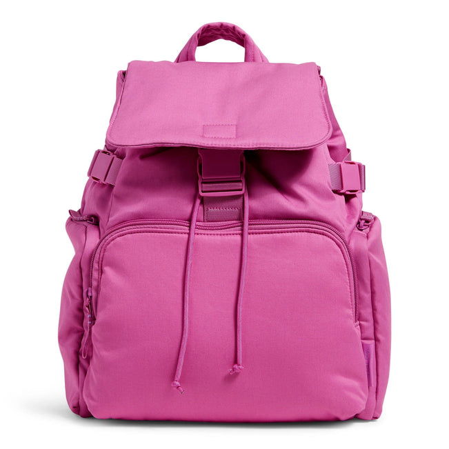 Utility Backpack-Recycled Cotton Rich Orchid-Image 1-Vera Bradley