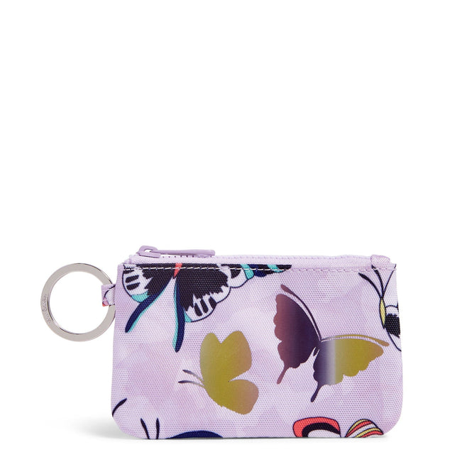 Zip ID Case-Lavender Butterflies-Image 1-Vera Bradley