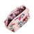 Embellished Clamshell Cosmetic Bag-Hope Blooms Pink-Image 2-Vera Bradley