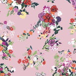 Embellished Clamshell Cosmetic Bag-Hope Blooms Pink-Image 3-Vera Bradley
