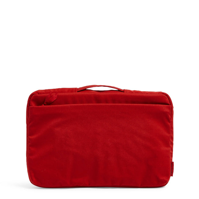 Laptop Organizer-Recycled Cotton Cardinal Red-Image 1-Vera Bradley