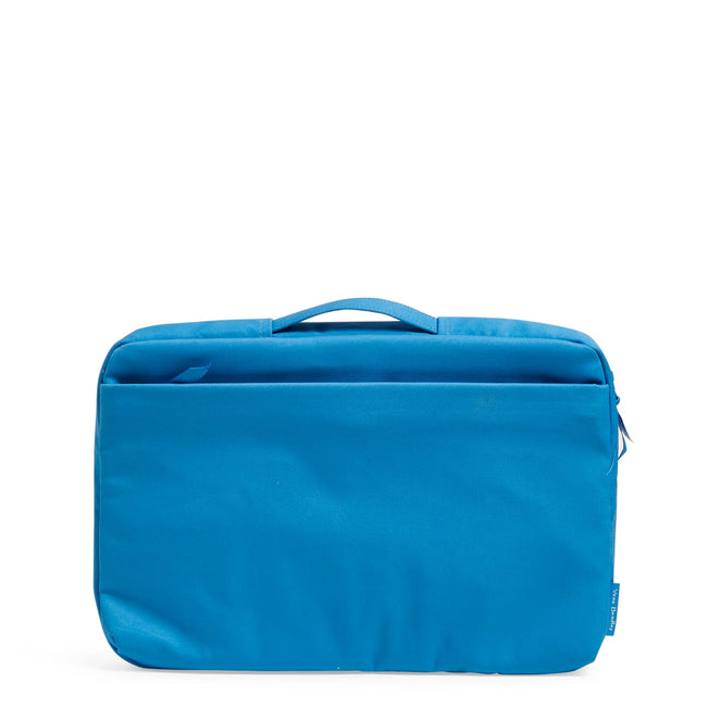 Laptop Organizer-Recycled Cotton Blue Aster-Image 1-Vera Bradley