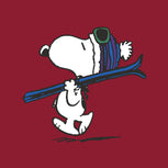 Peanuts® Zip ID Lanyard-Ski Snoopy-Image 3-Vera Bradley